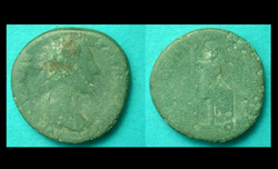 Marcus Aurelius, Sestertius, Minerva Seated reverse, Ghostly!